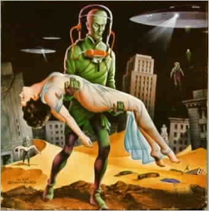 ALien Abudcting Woman